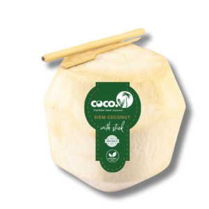 Convenient Xiem Coconut with Bamboo Sticks